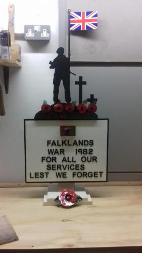 Veterans Club Falklands War commission