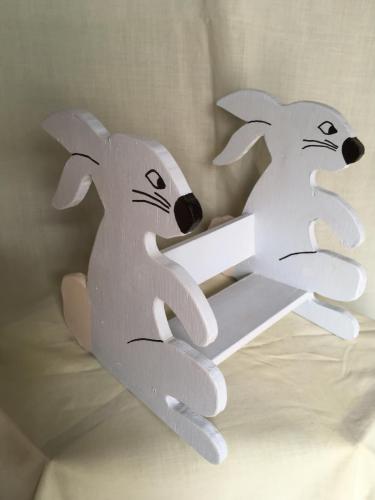 Child's Rabbit Book Rack (other designs available)